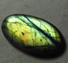 New Madagascar - LABRADORITE - Oval Cabochon Huge size - 25x46 mm Gorgeous Strong Multy Fire